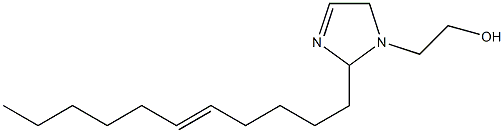 2-(5-Undecenyl)-3-imidazoline-1-ethanol Struktur