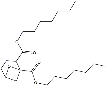 7-Oxabicyclo[3.1.1]heptane-1,2-dicarboxylic acid diheptyl ester Struktur