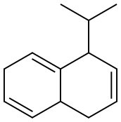 1,4,4a,7-Tetrahydro-1-isopropylnaphthalene Struktur