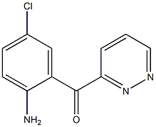 [2-Amino-5-chlorophenyl](pyridazin-3-yl)methanone Struktur