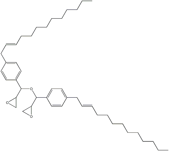 4-(2-Tridecenyl)phenylglycidyl ether Struktur