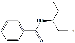 (-)-N-[(S)-1-(Hydroxymethyl)propyl]benzamide Struktur