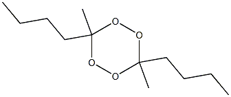 3,6-Dibutyl-3,6-dimethyl-1,2,4,5-tetroxane Struktur