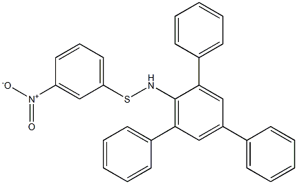 2,4,6-Triphenyl-N-[(3-nitrophenyl)thio]benzenamine Struktur