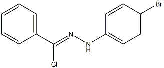 1-(4-Bromophenyl)-2-(chlorophenylmethylene)hydrazine Struktur