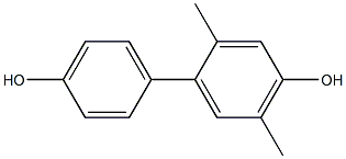 2,5-Dimethyl-1,1'-biphenyl-4,4'-diol Struktur