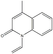 4-Methyl-1-vinyl-2(1H)-quinolone Struktur