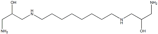 2,2'-(1,8-Octanediyldiimino)bis[1-(aminomethyl)ethanol] Struktur