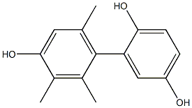 2',3',6'-Trimethyl-1,1'-biphenyl-2,4',5-triol Struktur