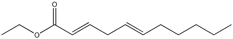 2,5-Undecadienoic acid ethyl ester Struktur