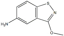 3-Methoxy-1,2-benzisothiazol-5-amine Struktur