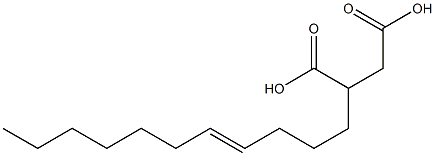 6-Tridecene-1,2-dicarboxylic acid Struktur