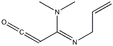 [(Dimethylamino)(2-propenylimino)methyl]ketene Struktur