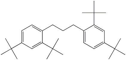 1,3-Bis(2,4-di-tert-butylphenyl)propane Struktur