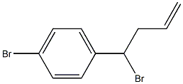 1-(4-Bromophenyl)-1-bromo-3-butene Struktur