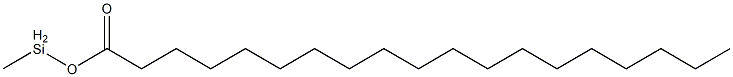 Nonadecanoic acid methylsilyl ester Struktur