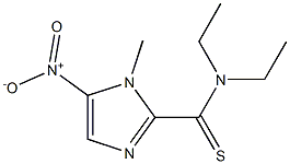 1-Methyl-5-nitro-N,N-diethyl-1H-imidazole-2-carbothioamide Struktur