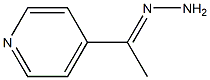 Methyl 4-pyridyl ketone hydrazone Struktur