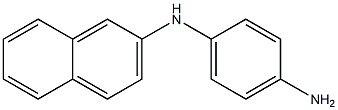 N-(2-Naphtyl)-p-phenylenediamine Struktur