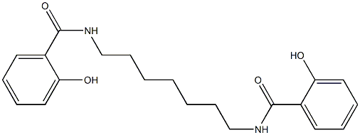 N,N'-(Heptane-1,7-diyl)bis(2-hydroxybenzamide) Struktur