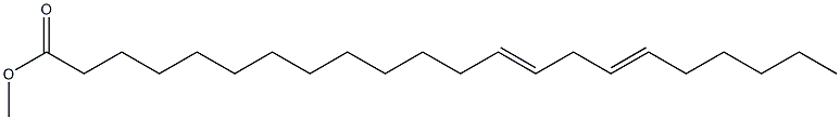 13,16-Docosadienoic acid methyl ester Struktur