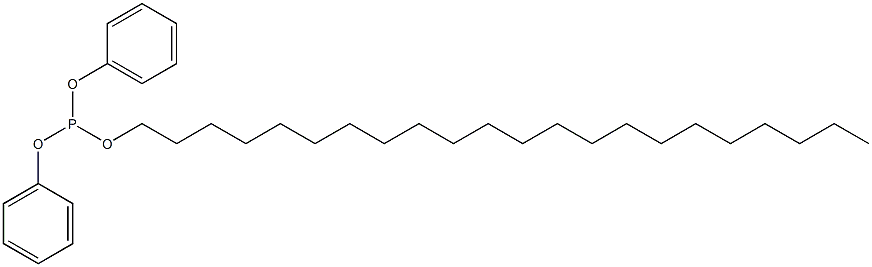 Phosphorous acid docosyldiphenyl ester Struktur