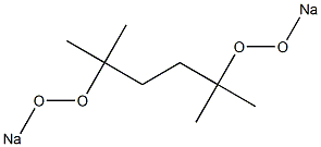 2,5-Dimethyl-2,5-bis(sodioperoxy)hexane Struktur