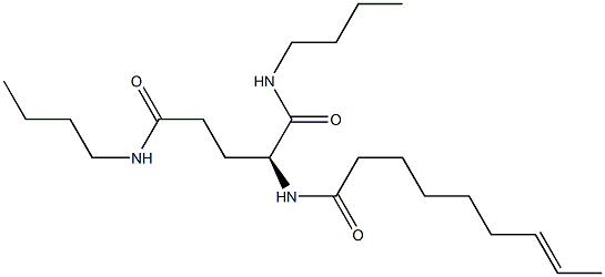 N2-(7-Nonenoyl)-N1,N5-dibutylglutaminamide Struktur