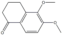 5,6-Dimethoxytetralin-1-one Struktur