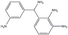 (3-Aminophenyl)(2,3-diaminophenyl)methanamine Struktur