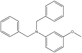 N,N-Dibenzyl-3-methoxyaniline Struktur