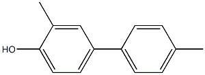 4-(4-Methylphenyl)-2-methylphenol Struktur