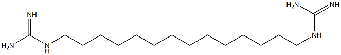 N,N'''-(1,14-Tetradecanediyl)bis(guanidine) Struktur