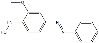 N-(4-Phenylazo-2-methoxyphenyl)hydroxylamine Struktur