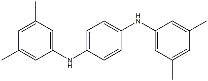 N,N'-Bis(3,5-xylyl)-p-phenylenediamine Struktur