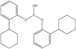 Bis(cyclohexylphenyl)phosphite Struktur