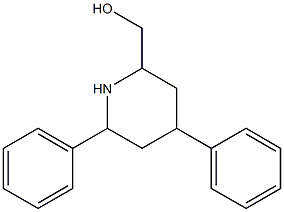 4,6-Diphenylpiperidine-2-methanol Struktur