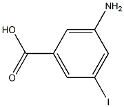 3-Amino-5-iodobenzoic acid Struktur