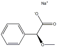 [S,(+)]-Methoxy(phenyl)acetic acid sodium salt Struktur