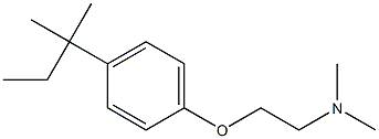 N,N-Dimethyl-2-(4-tert-amylphenoxy)ethanamine Struktur