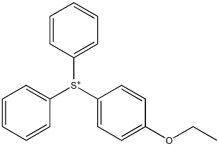 Diphenyl(4-ethoxyphenyl)sulfonium Struktur