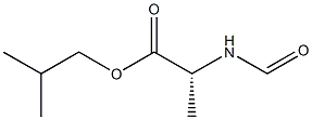 (R)-2-Formylaminopropionic acid 2-methylpropyl ester Struktur