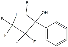 1-Bromo-3,3,4,4,4-pentafluoro-2-phenylbutan-2-ol Struktur