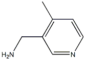 (4-Methyl-3-pyridinyl)methanamine Structure