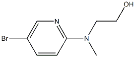 2-[(5-Bromo-2-pyridinyl)(methyl)amino]-1-ethanol Struktur