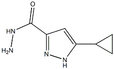 5-Cyclopropyl-1H-pyrazole-3-carbohydrazide Struktur