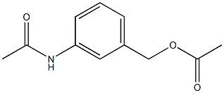 3-acetamidobenzyl acetate Struktur