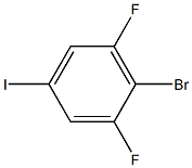 1-Bromo-2,6-difluoro-4-iodobenzene Struktur