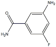 3-Amino-5-fluorobenzoylamine Struktur