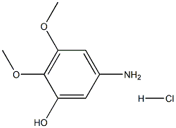 3-hydroxy-4,5-dimethoxyaniline hydrochloride Struktur